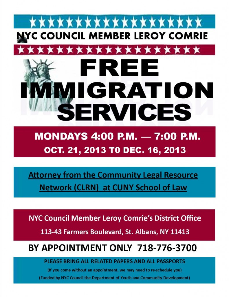 FREE IMMIGRATION SERVICES